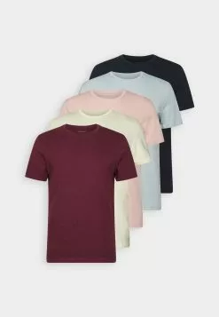 Pier One 5 Pack - Basic T-Shirt - Dark Blue/Pink/Off-White 16 Pier One 5 Pack - Basic T-Shirt - Dark Blue/Pink/Off-White -Pier One Shop 679c04de75ba47c38a8e13031ab0f7ce