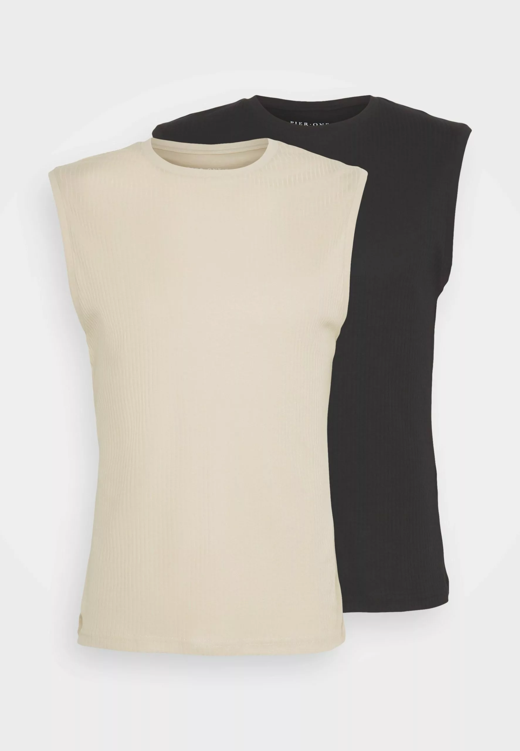 Pier One 2 Pack - Top -Black/Beige 5 Pier One 2 Pack - Top -Black/Beige - Image 5