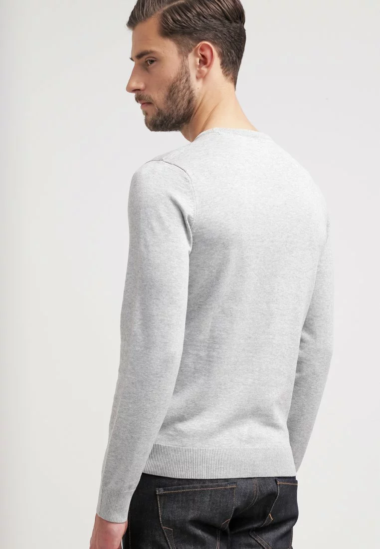Pier One Basic Crewneck - Jumper - Light Grey 3 Pier One Basic Crewneck - Jumper - Light Grey - Image 3