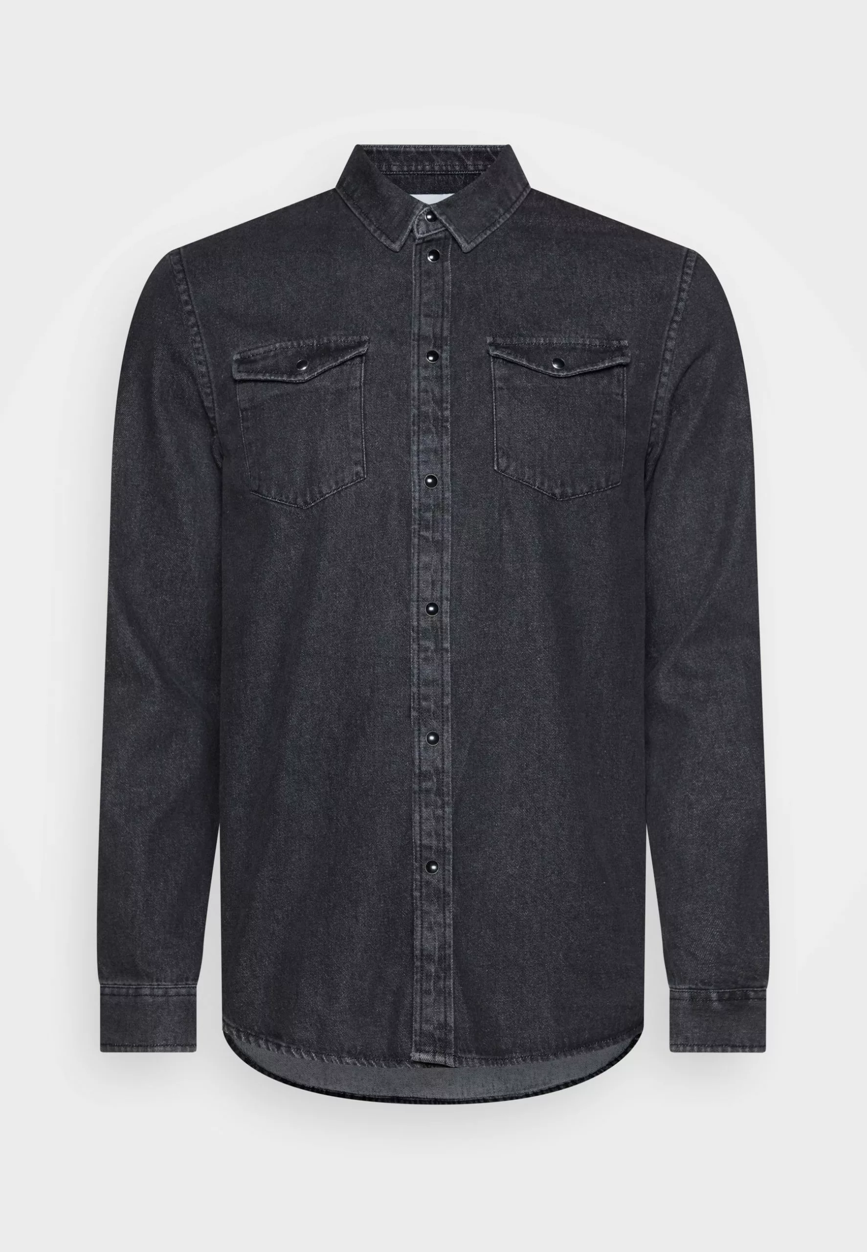 Pier One Denim - Shirt - Black 1 Pier One Denim - Shirt - Black