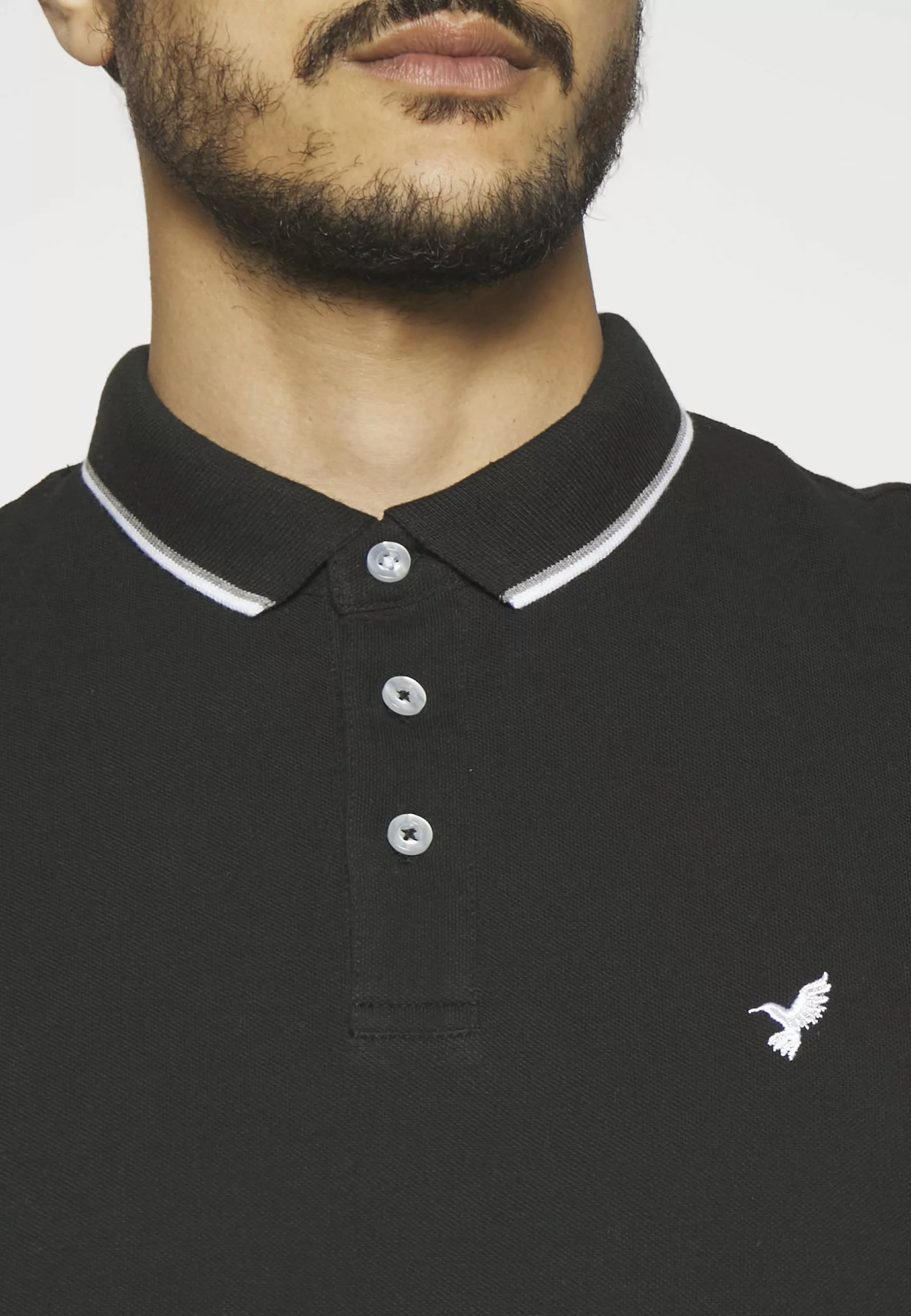 Pier One 2 Pack - Polo Shirt - Black/Dark Blue 7 Pier One 2 Pack - Polo Shirt - Black/Dark Blue - Image 7