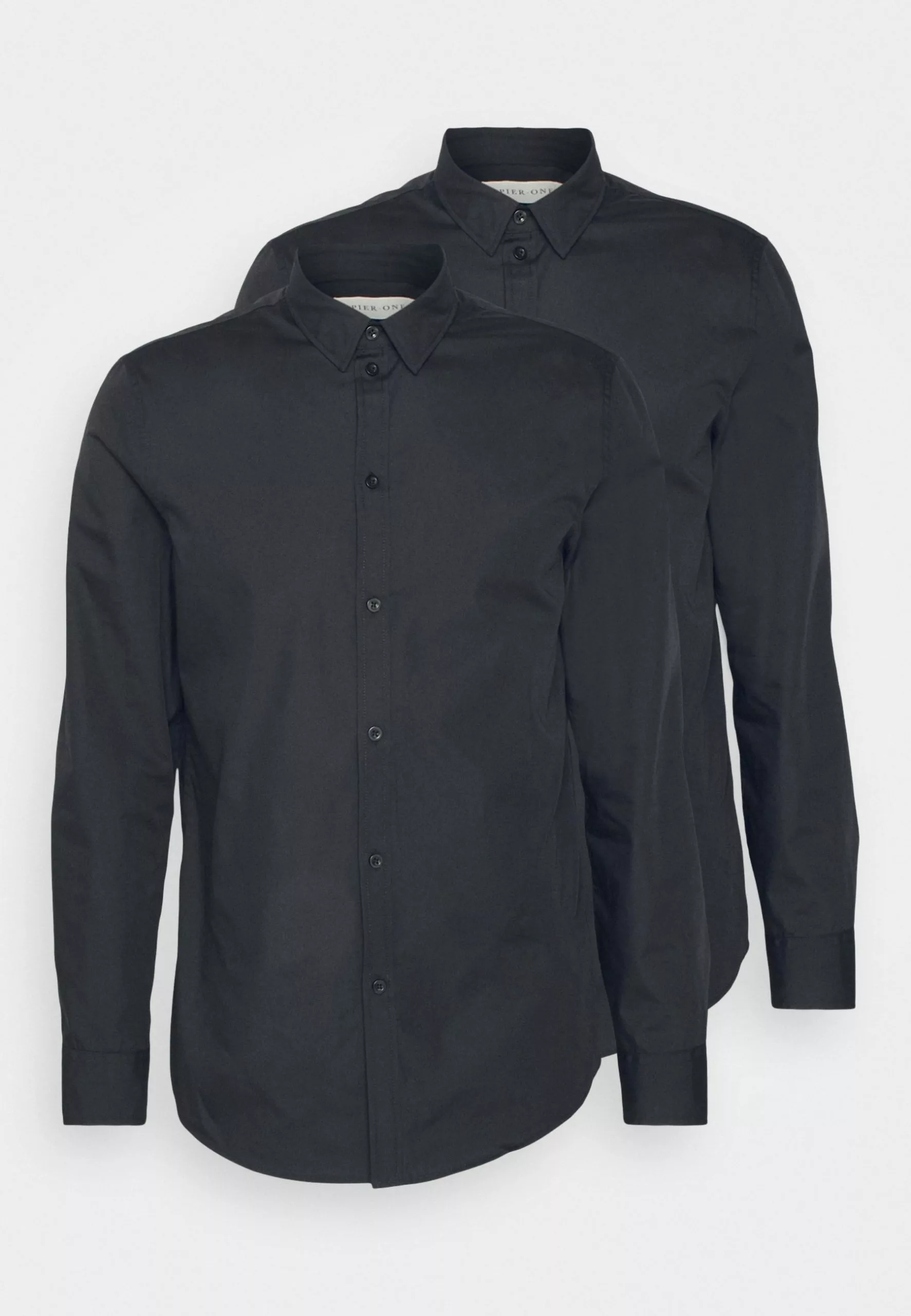 Pier One 2 Pack - Formal Shirt - Black 4 Pier One 2 Pack - Formal Shirt - Black - Image 4