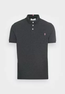 Pier One Tricolore Trim- Polo Shirt - Dark Grey -Pier One Shop 80bdca5a0d1d4cb0ad06545a06debc52