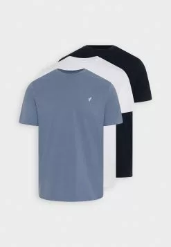 Pier One 3 Pack - Basic T-Shirt - White/Dark Blue/Blue 13 Pier One 3 Pack - Basic T-Shirt - White/Dark Blue/Blue -Pier One Shop 8188735d5da04a0e90815cda0be953a7