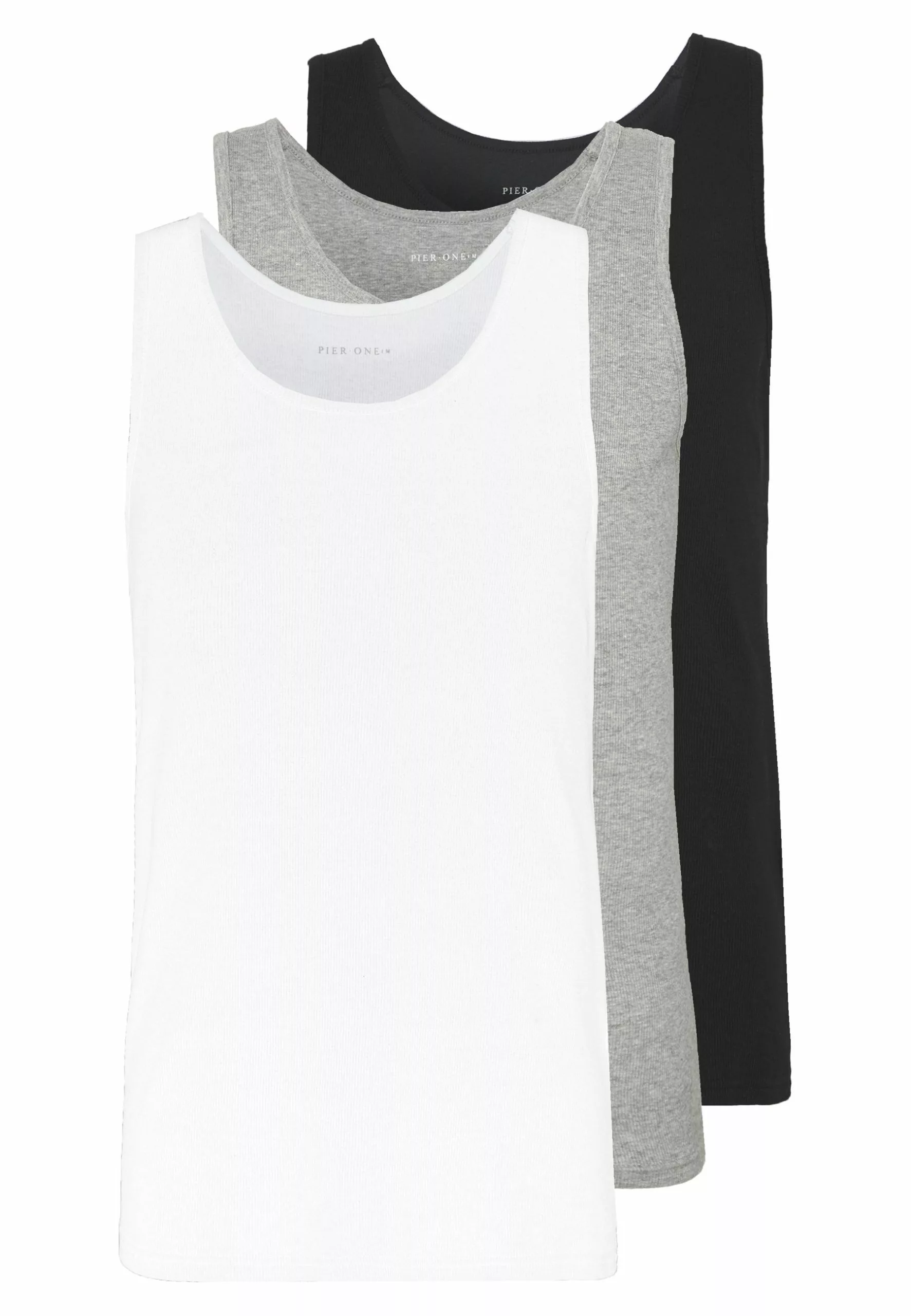 Pier One 3 Pack - Top - White/Black 1 Pier One 3 Pack - Top - White/Black