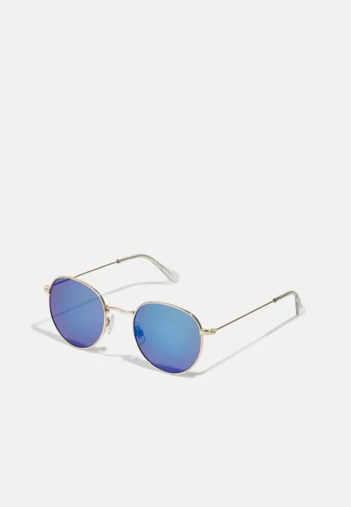 Pier One Unisex - Sunglasses - Gold-Coloured/Blue 2 Pier One Unisex - Sunglasses - Gold-Coloured/Blue -Pier One Shop 86da2e15ef8c413eada469d3cb0f90a2