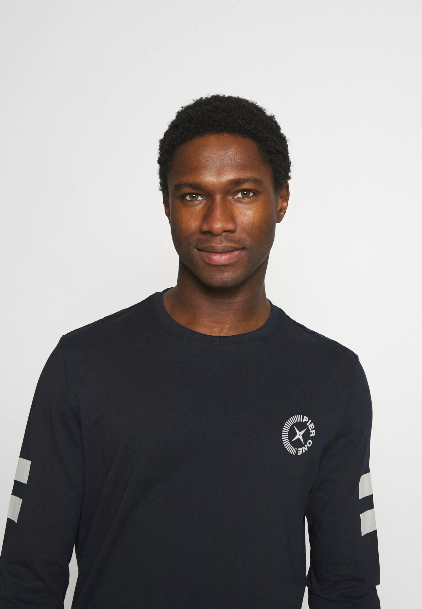 Pier One Long Sleeved Top - Dark Blue 4 Pier One Long Sleeved Top - Dark Blue - Image 4