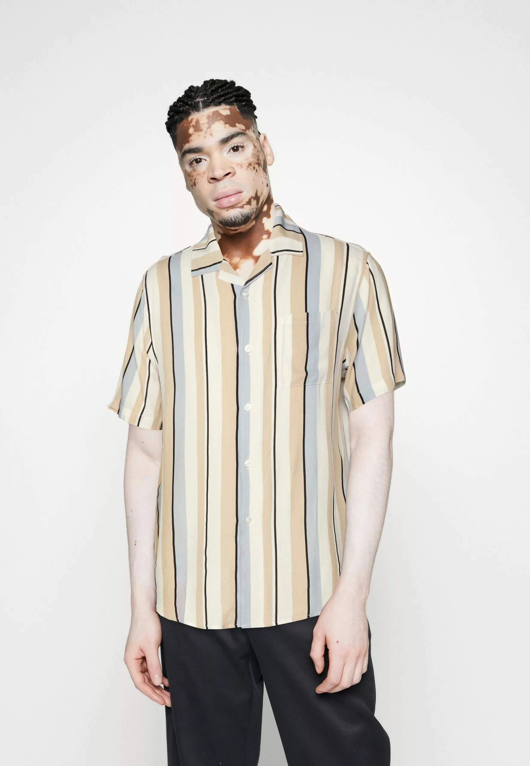 Pier One 3 Pack - Shirt - Beige/Black/White 5 Pier One 3 Pack - Shirt - Beige/Black/White - Image 5