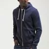 Pier One Zip-Up Sweatshirt - Navy