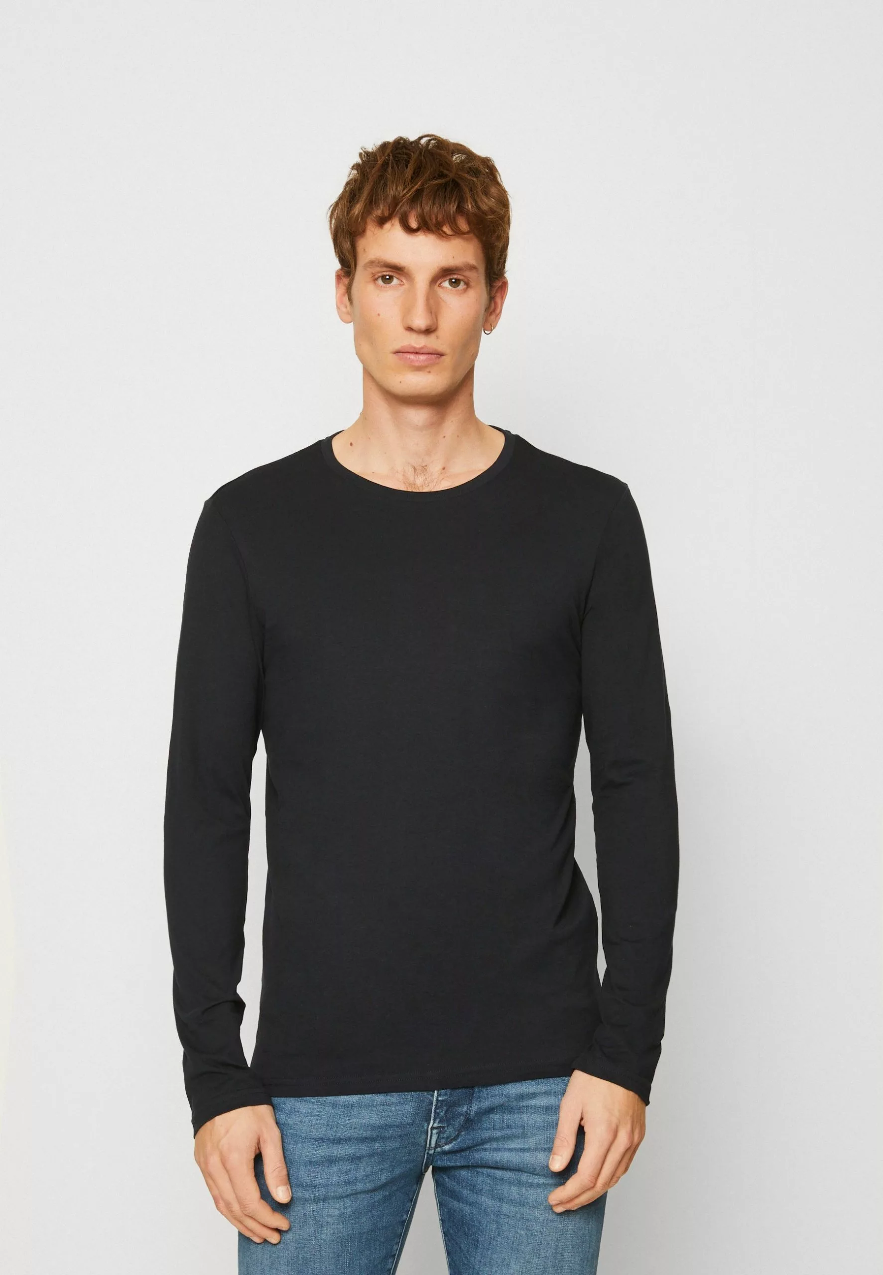 Pier One 2 Pack - Long Sleeved Top - Light Blue/Dark Blue 4 Pier One 2 Pack - Long Sleeved Top - Light Blue/Dark Blue - Image 4