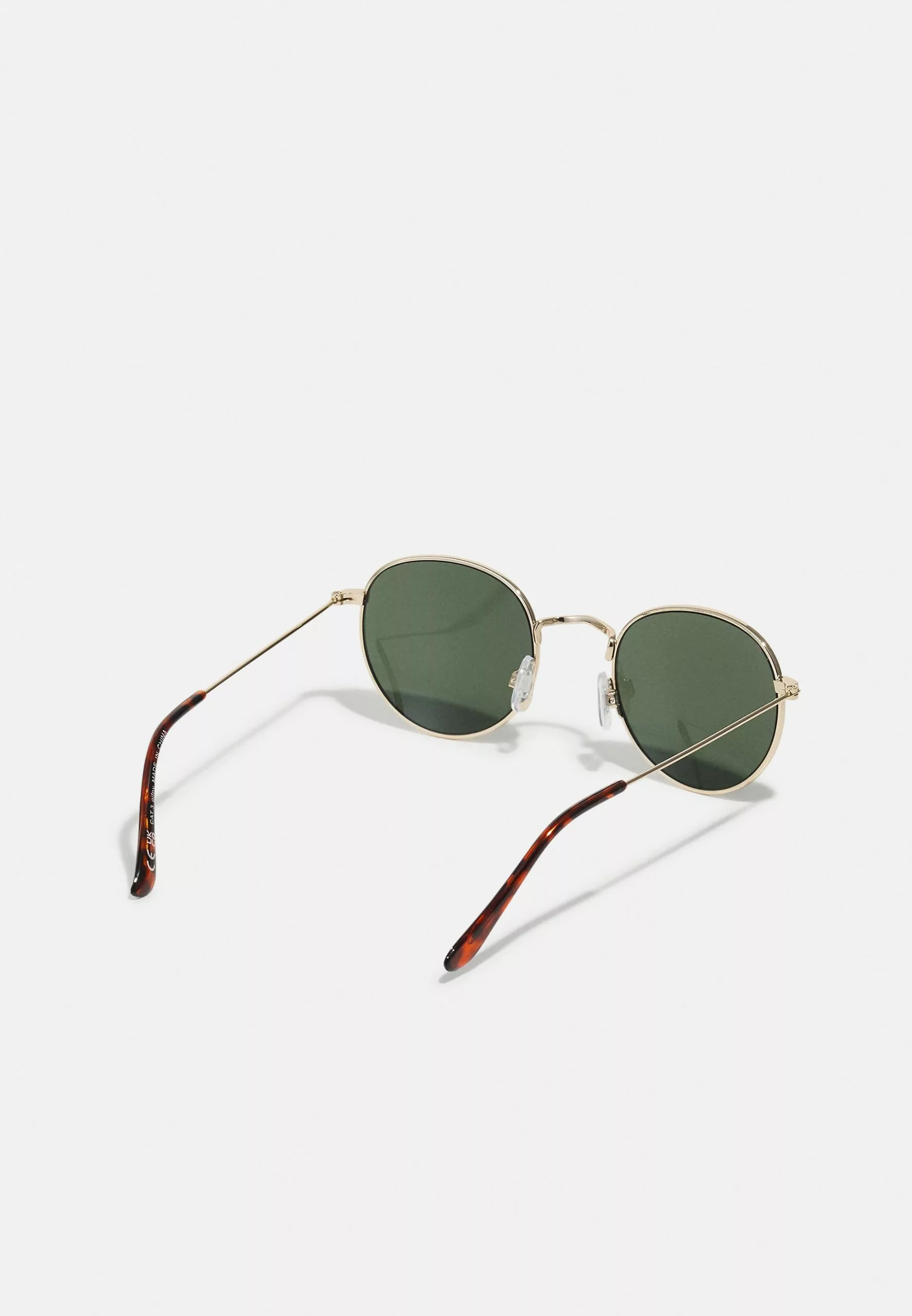 Pier One Unisex - Sunglasses - Gold-Coloured/Green 2 Pier One Unisex - Sunglasses - Gold-Coloured/Green - Image 2
