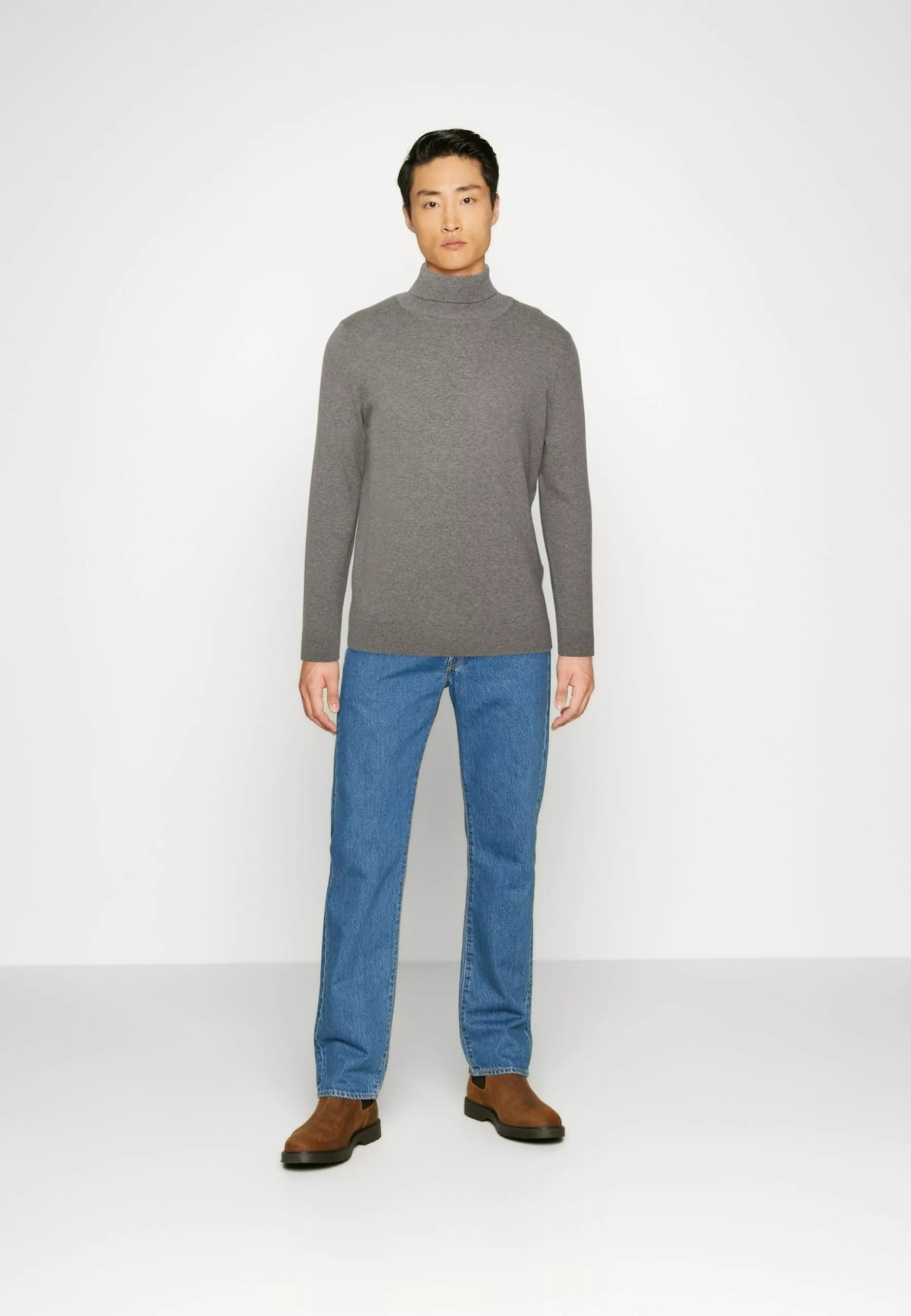 Pier One 3 Pack - Jumper - Dark Blue/Black/Grey 1 Pier One 3 Pack - Jumper - Dark Blue/Black/Grey