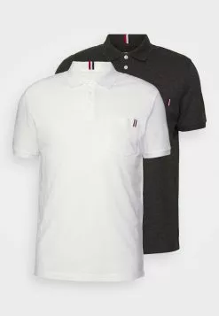 Pier One 2 Pack - Polo Shirt - 103 - Dark Grey_001 - White 12 Pier One 2 Pack - Polo Shirt - 103 - Dark Grey_001 - White -Pier One Shop 9d3aca8fad56483caf2ff5685f9c82b1