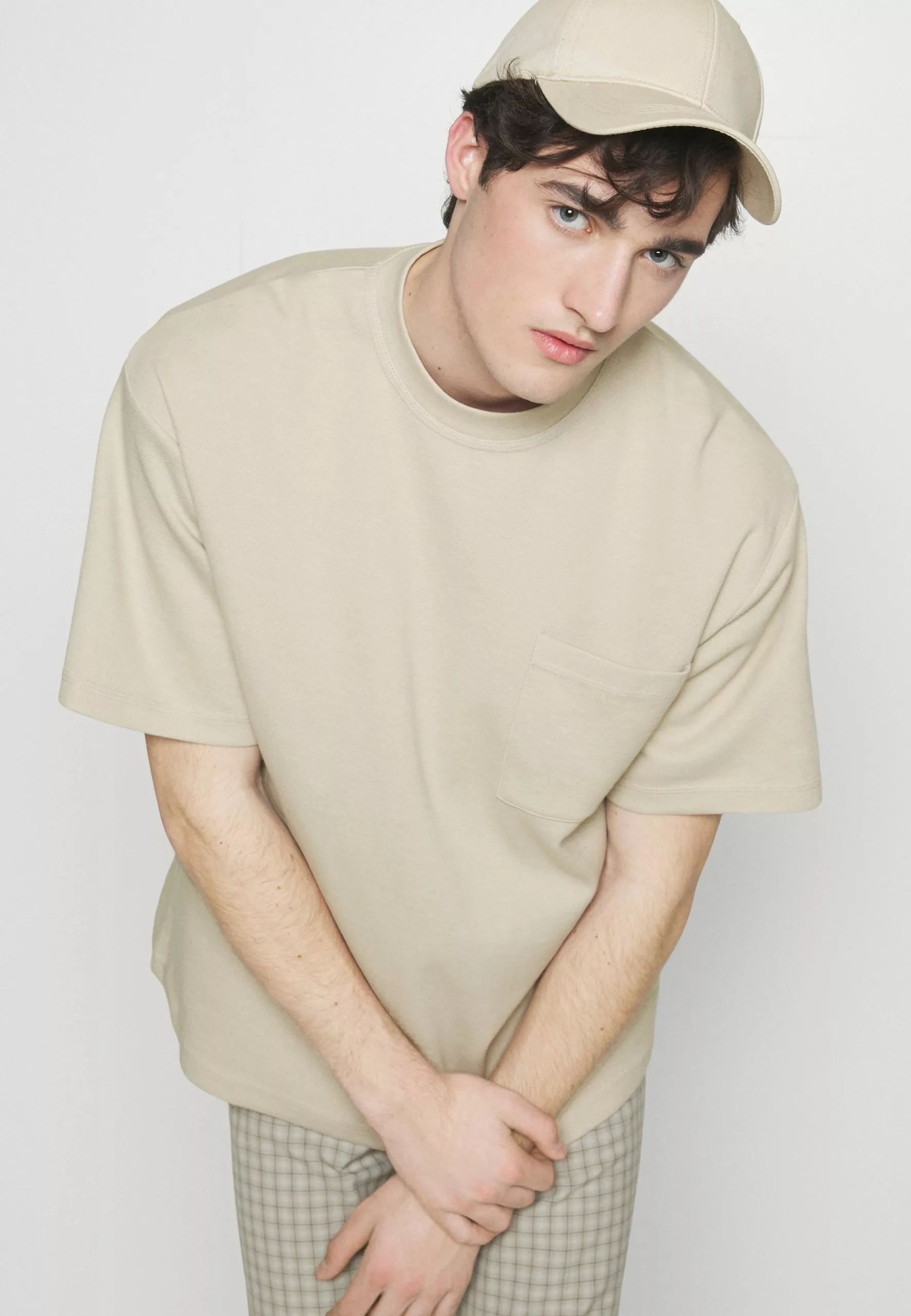 Pier One Basic T-Shirt - Beige 4 Pier One Basic T-Shirt - Beige - Image 4