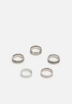 Pier One 5 Pack - Ring - Silver-Coloured 4 Pier One 5 Pack - Ring - Silver-Coloured -Pier One Shop 9f38634e26784319ac6a4bcb330f3ebf