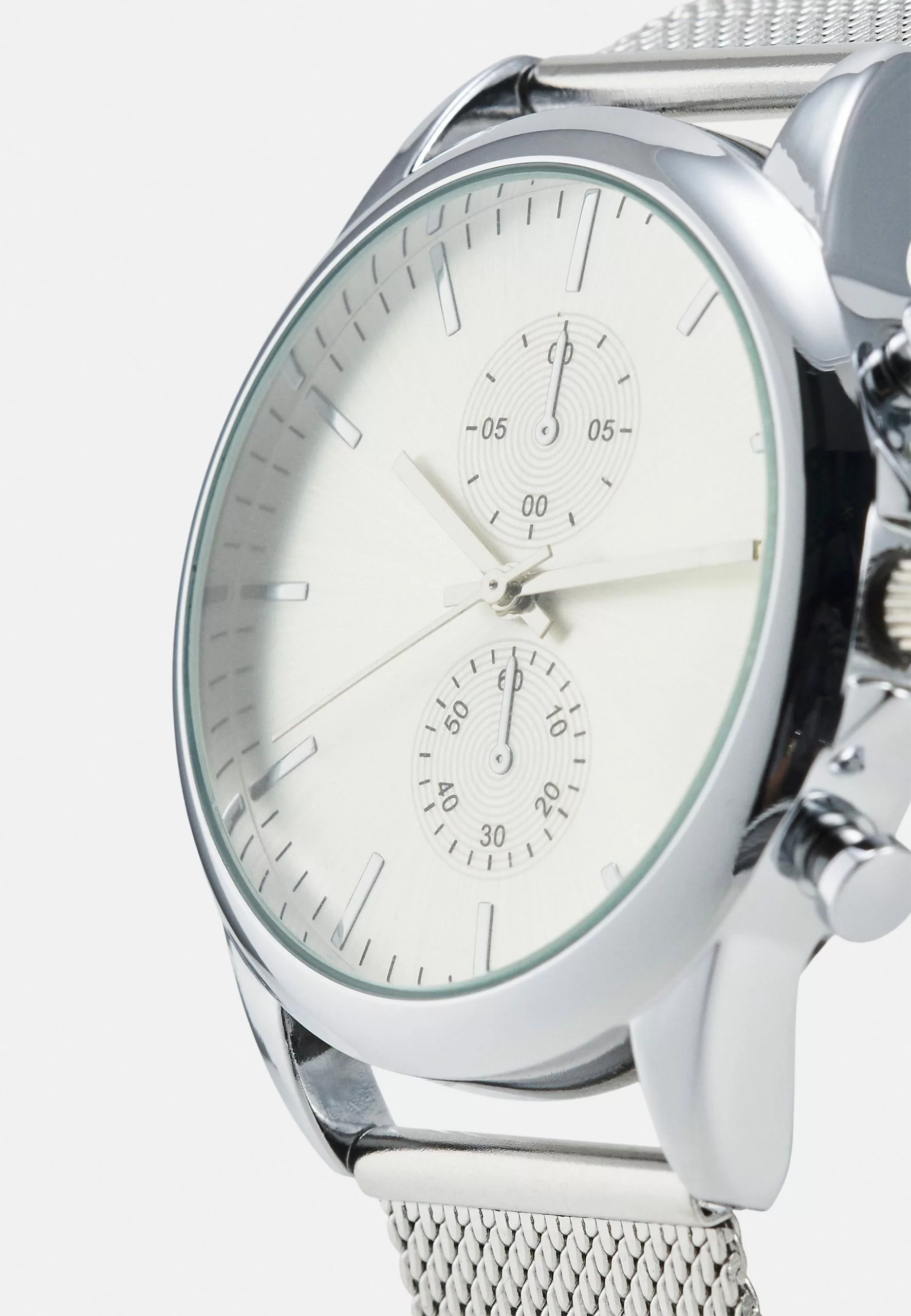 Pier One Unisex - Chronograph Watch - Silver-Coloured 4 Pier One Unisex - Chronograph Watch - Silver-Coloured - Image 4