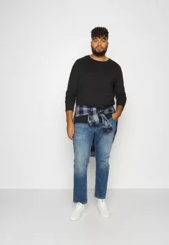 Pier One 2 Pack - Long Sleeved Top - Blue/Black