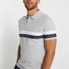 Pier One Polo Shirt - Mottled Light Grey