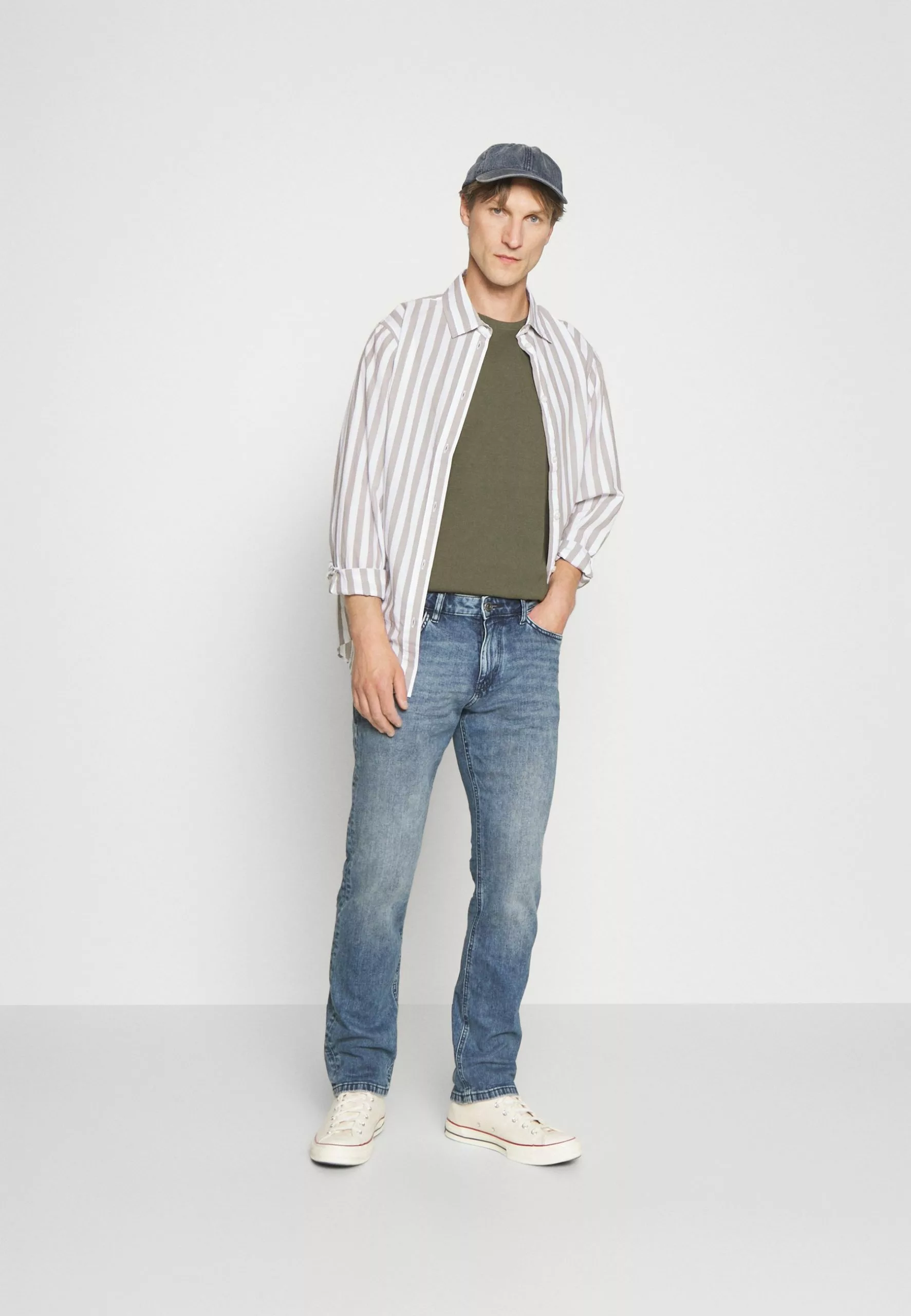 Pier One 2 Pack - Top - Black/Khaki 1 Pier One 2 Pack - Top - Black/Khaki