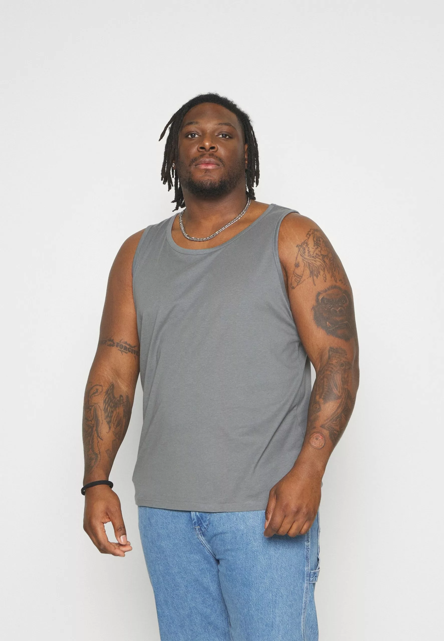 Pier One 3 Pack- Top - Black/Grey/Khaki 5 Pier One 3 Pack- Top - Black/Grey/Khaki - Image 5