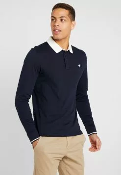 Pier One Muscle Fit - Polo Shirt - Dark Blue