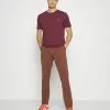 Pier One 3 Pack - Basic T-Shirt - Off-White/Bordeaux/Mint