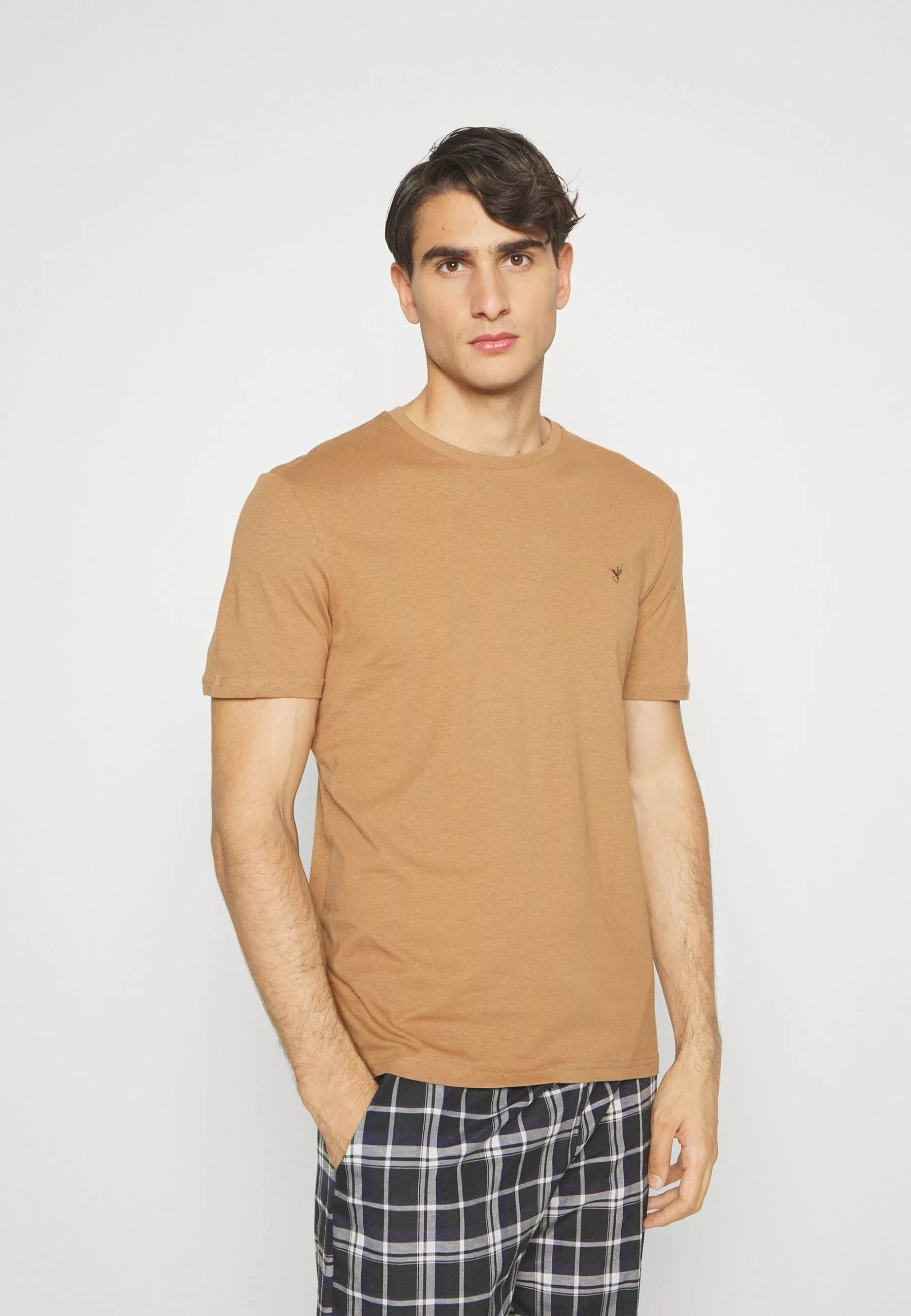 Pier One Unisex 5 Pack - Basic T-Shirt - Off-White/Tan/Orange 2 Pier One Unisex 5 Pack - Basic T-Shirt - Off-White/Tan/Orange - Image 2
