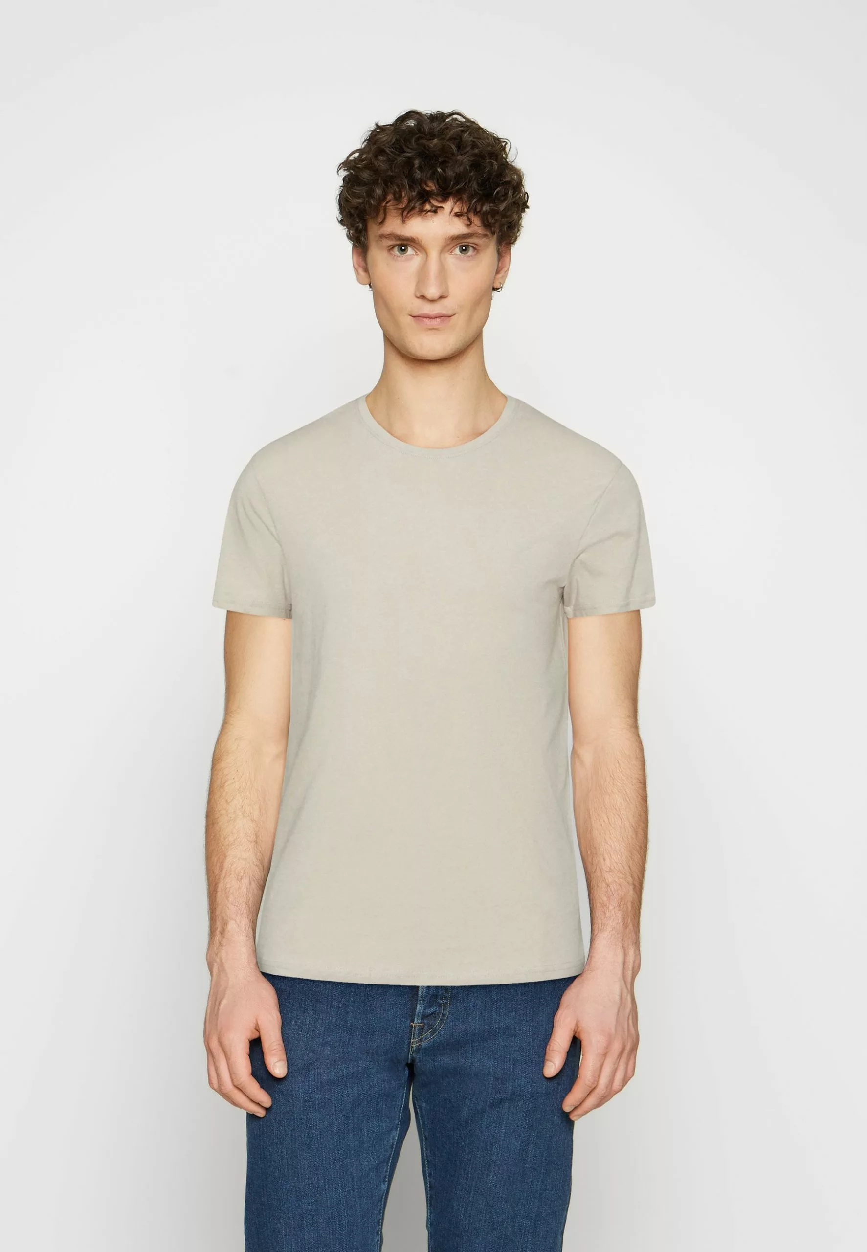 Pier One 3 Pack - Basic T-Shirt - Brown/Beige/Light Blue 2 Pier One 3 Pack - Basic T-Shirt - Brown/Beige/Light Blue - Image 2