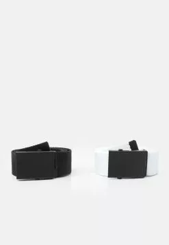 Pier One 2 Pack - Belt - 802 - Black_001 - White