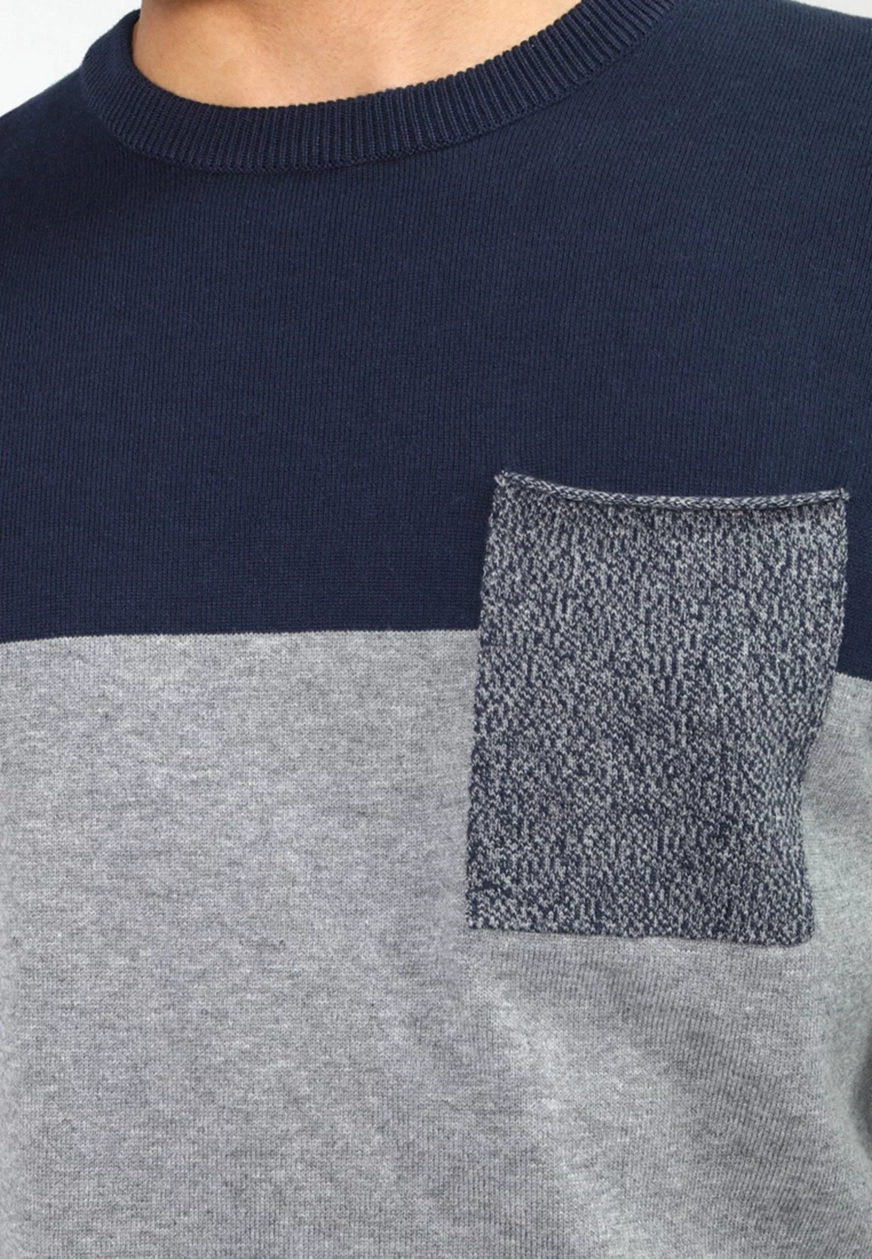 Pier One Jumper - Mottled Grey/Dark Blue 5 Pier One Jumper - Mottled Grey/Dark Blue - Image 5