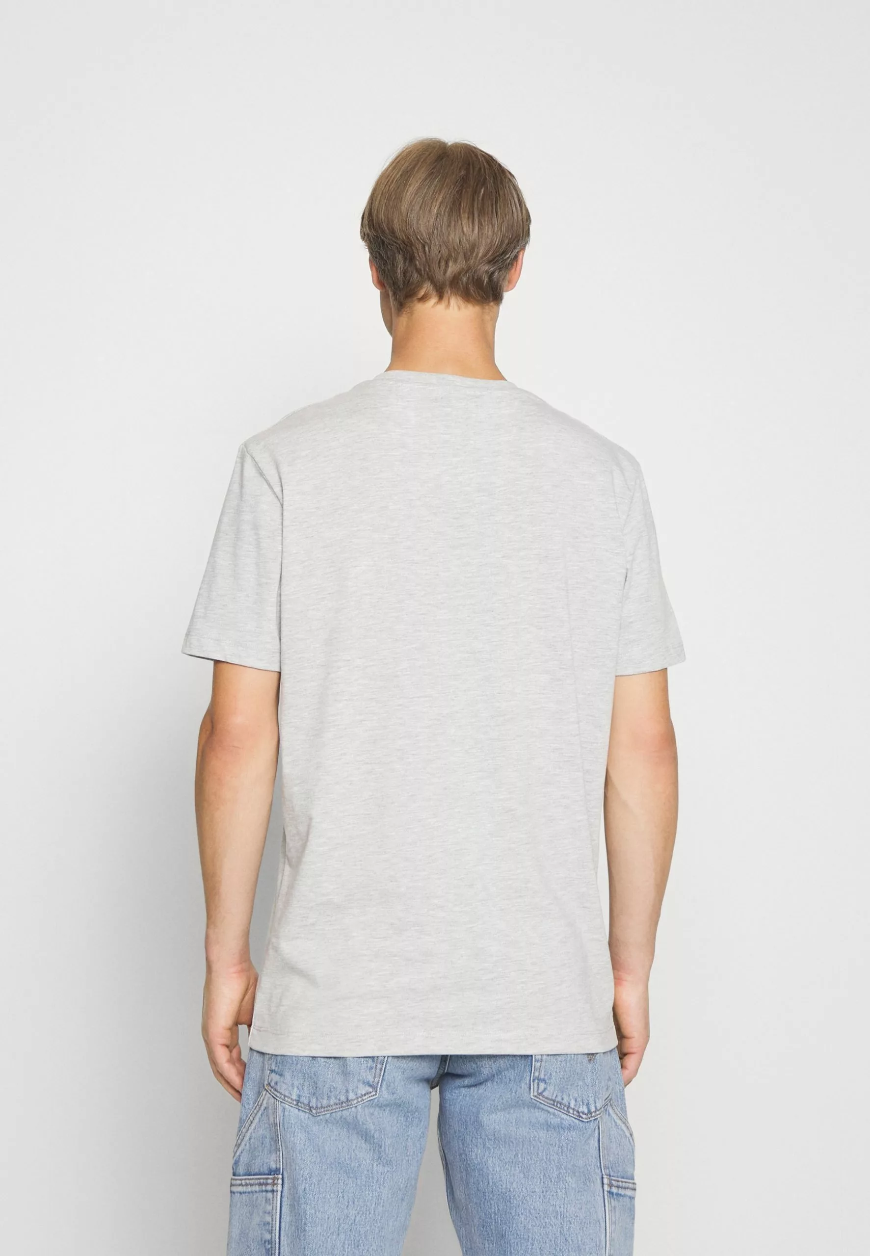 Pier One Print T-Shirt - Light Grey 3 Pier One Print T-Shirt - Light Grey - Image 3