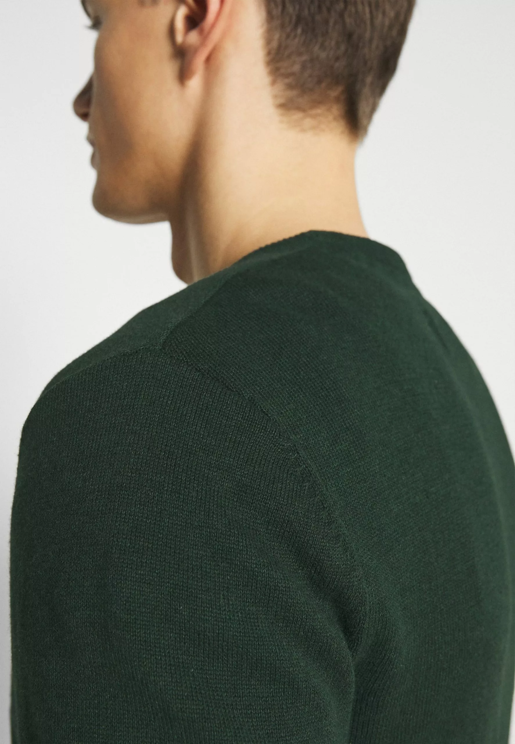 Pier One Basic Crewneck - Jumper - Mottled Dark Green 5 Pier One Basic Crewneck - Jumper - Mottled Dark Green - Image 5