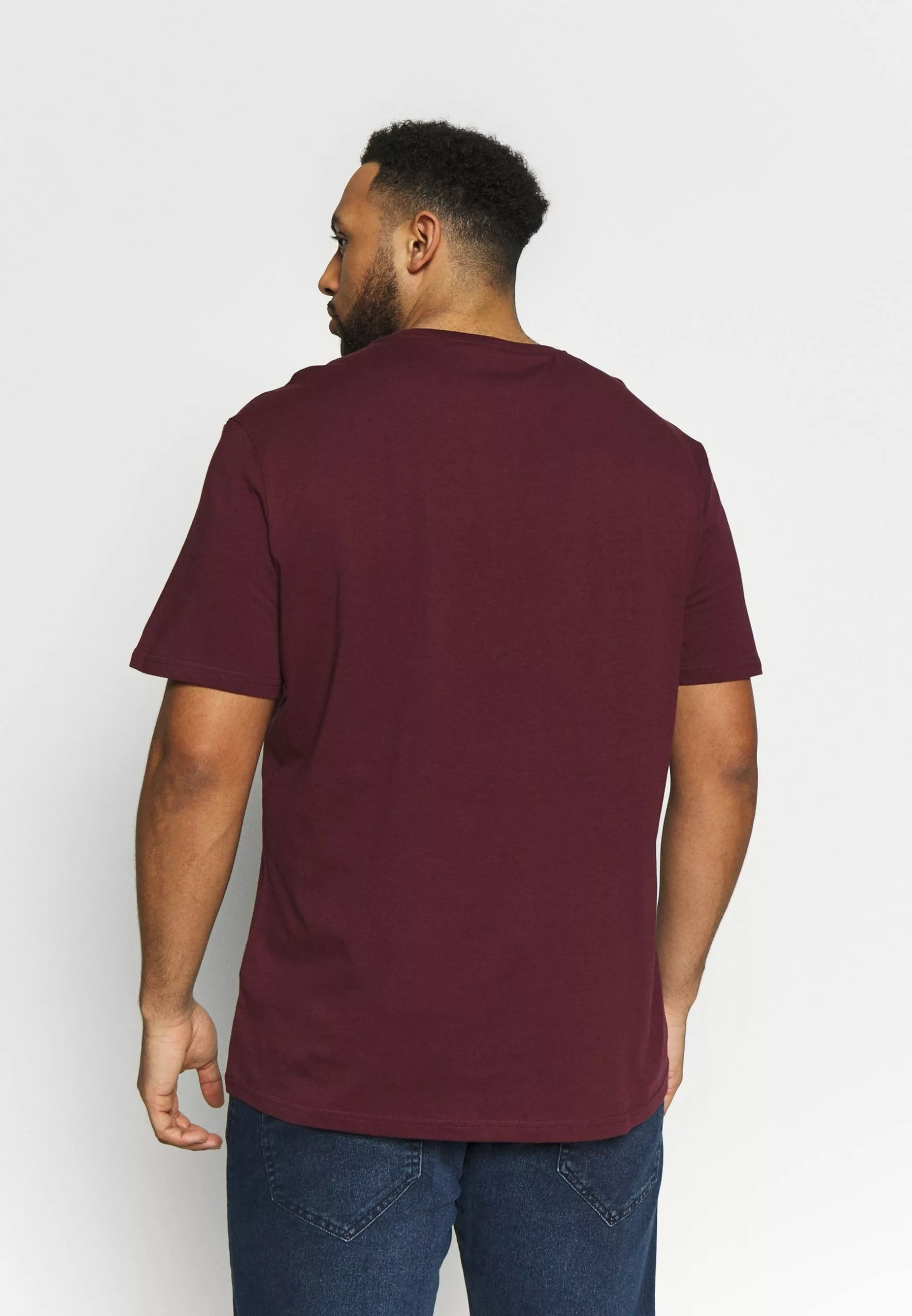 Pier One 2 Pack - Basic T-Shirt - Dark Blue/Bordeaux 3 Pier One 2 Pack - Basic T-Shirt - Dark Blue/Bordeaux - Image 3