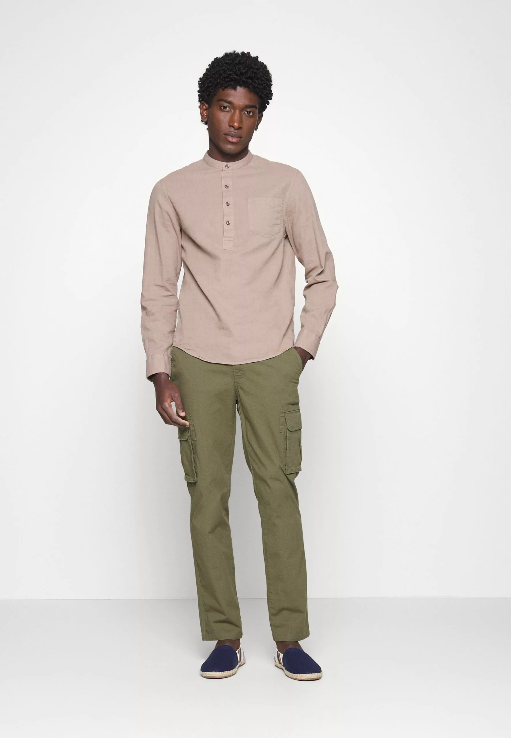 Pier One Shirt - Taupe 2 Pier One Shirt - Taupe - Image 2