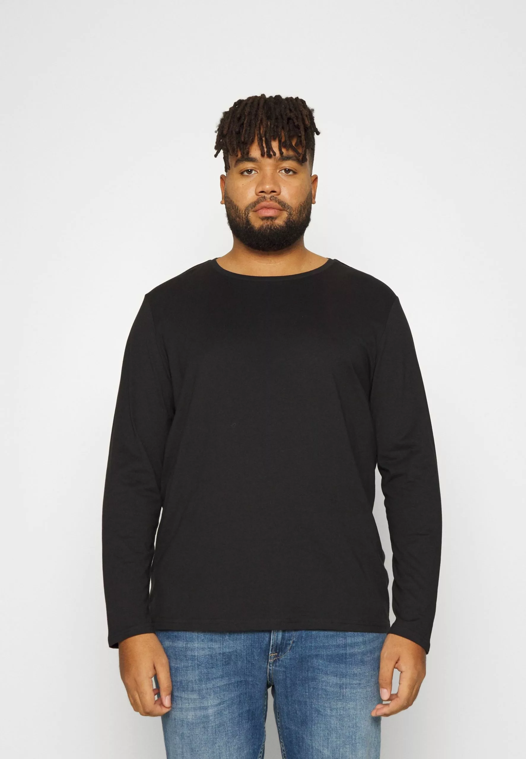 Pier One 2 Pack - Long Sleeved Top - Blue/Black 2 Pier One 2 Pack - Long Sleeved Top - Blue/Black - Image 2