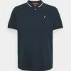 Pier One Polo Shirt - Dark Blue/Orange