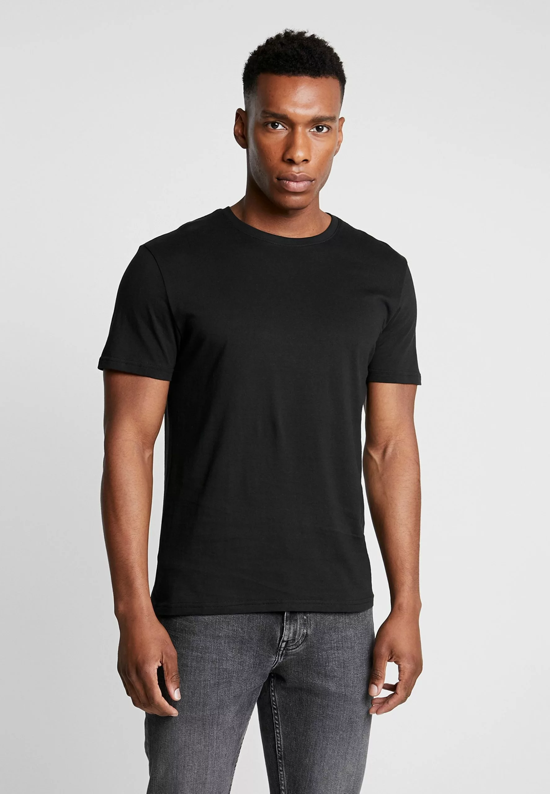 Pier One 5 Pack - Basic T-Shirt - Mottled Bordeaux/White 2 Pier One 5 Pack - Basic T-Shirt - Mottled Bordeaux/White - Image 2