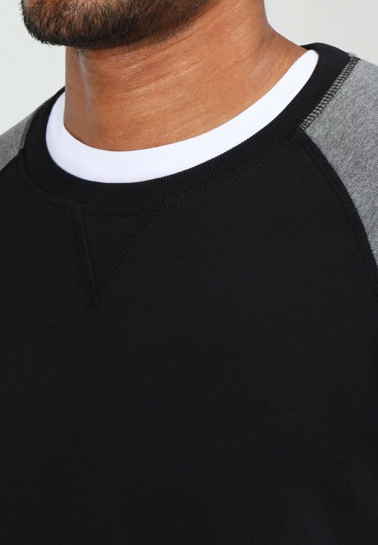 Pier One Sweatshirt - Grey Melange/Black 4 Pier One Sweatshirt - Grey Melange/Black - Image 4