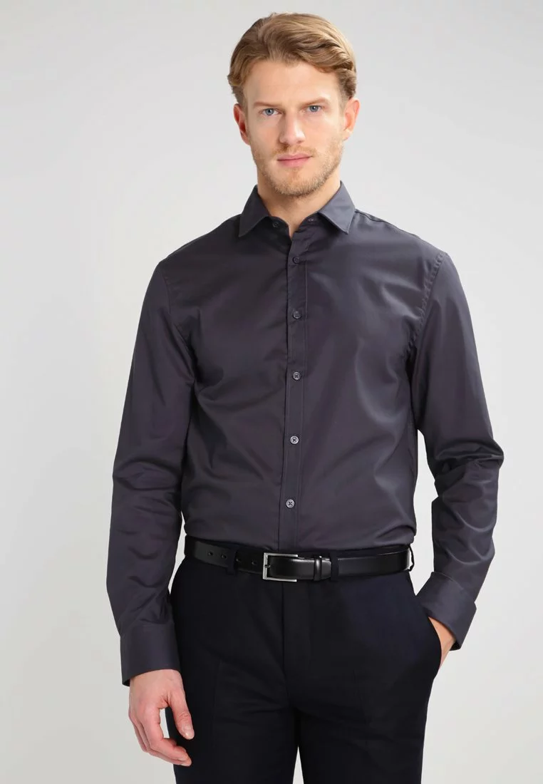 Pier One Shirt - Dark Grey 1 Pier One Shirt - Dark Grey