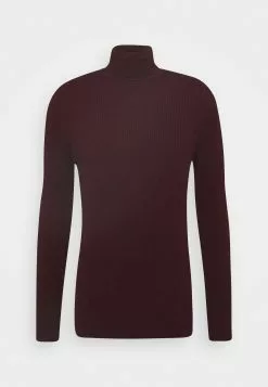 Pier One Muscle Fit Turtle - Jumper - Mottled Bordeaux -Pier One Shop d6bb26cd2a7941d69a2388e64193126d