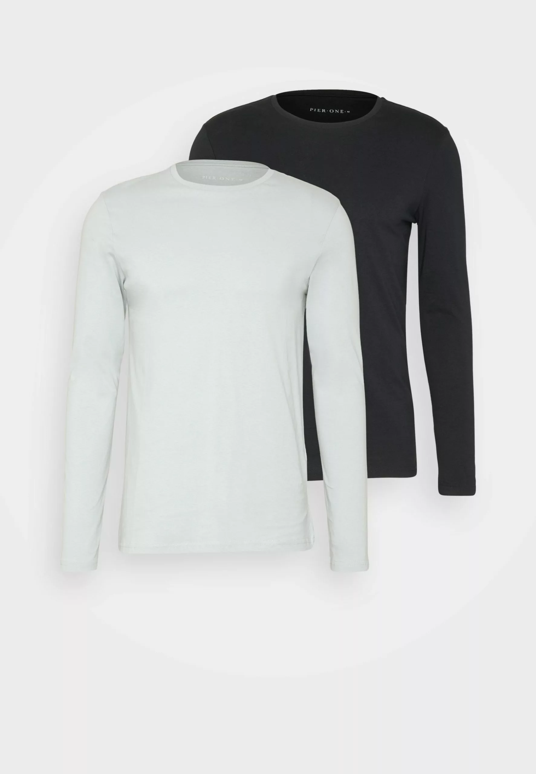 Pier One 2 Pack - Long Sleeved Top - Light Blue/Dark Blue 6 Pier One 2 Pack - Long Sleeved Top - Light Blue/Dark Blue - Image 6