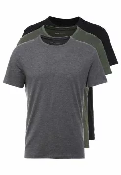 Pier One 3 Pack - Basic T-Shirt - Black/Grey/Green 12 Pier One 3 Pack - Basic T-Shirt - Black/Grey/Green -Pier One Shop df840033a7f04afda15f16c48ba7762b