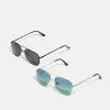 Pier One 2 Pack - Sunglasses - Black/Blue