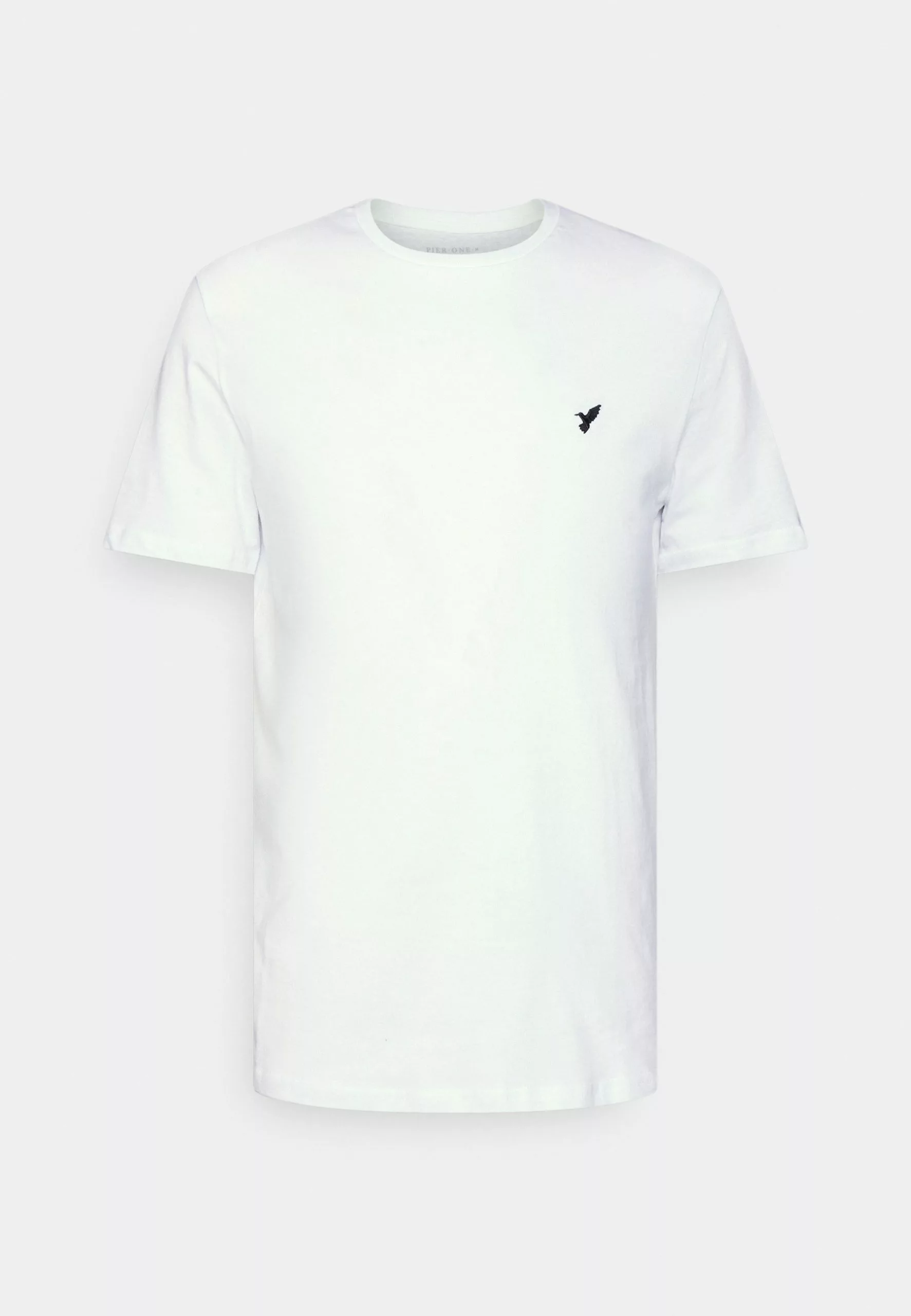 Pier One Unisex 5 Pack - Basic T-Shirt - White/Brown/Dark Blue 5 Pier One Unisex 5 Pack - Basic T-Shirt - White/Brown/Dark Blue - Image 5