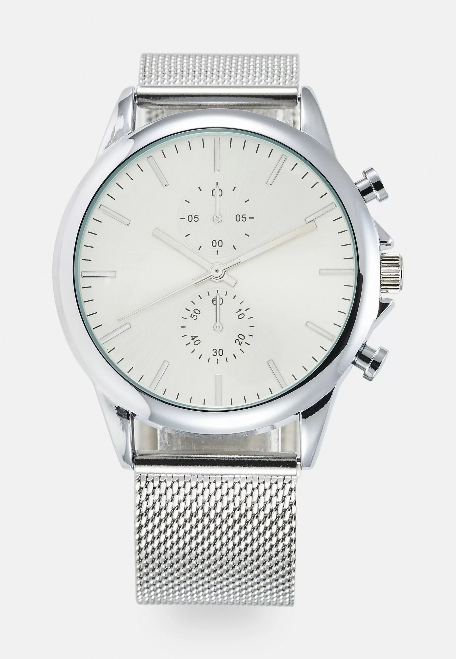 Pier One Unisex - Chronograph Watch - Silver-Coloured 1 Pier One Unisex - Chronograph Watch - Silver-Coloured