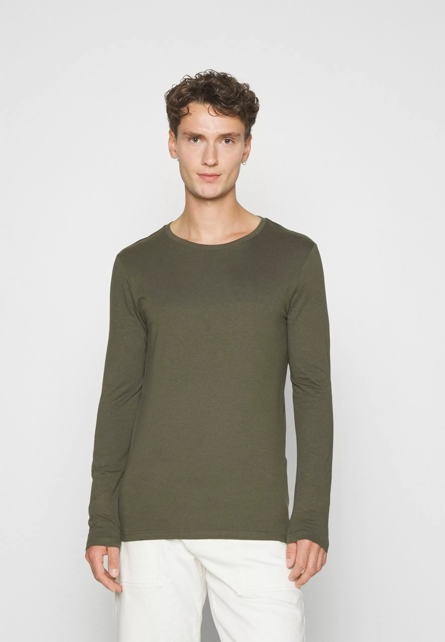 Pier One 2 Pack - Long Sleeved Top - Black/Khaki 4 Pier One 2 Pack - Long Sleeved Top - Black/Khaki - Image 4