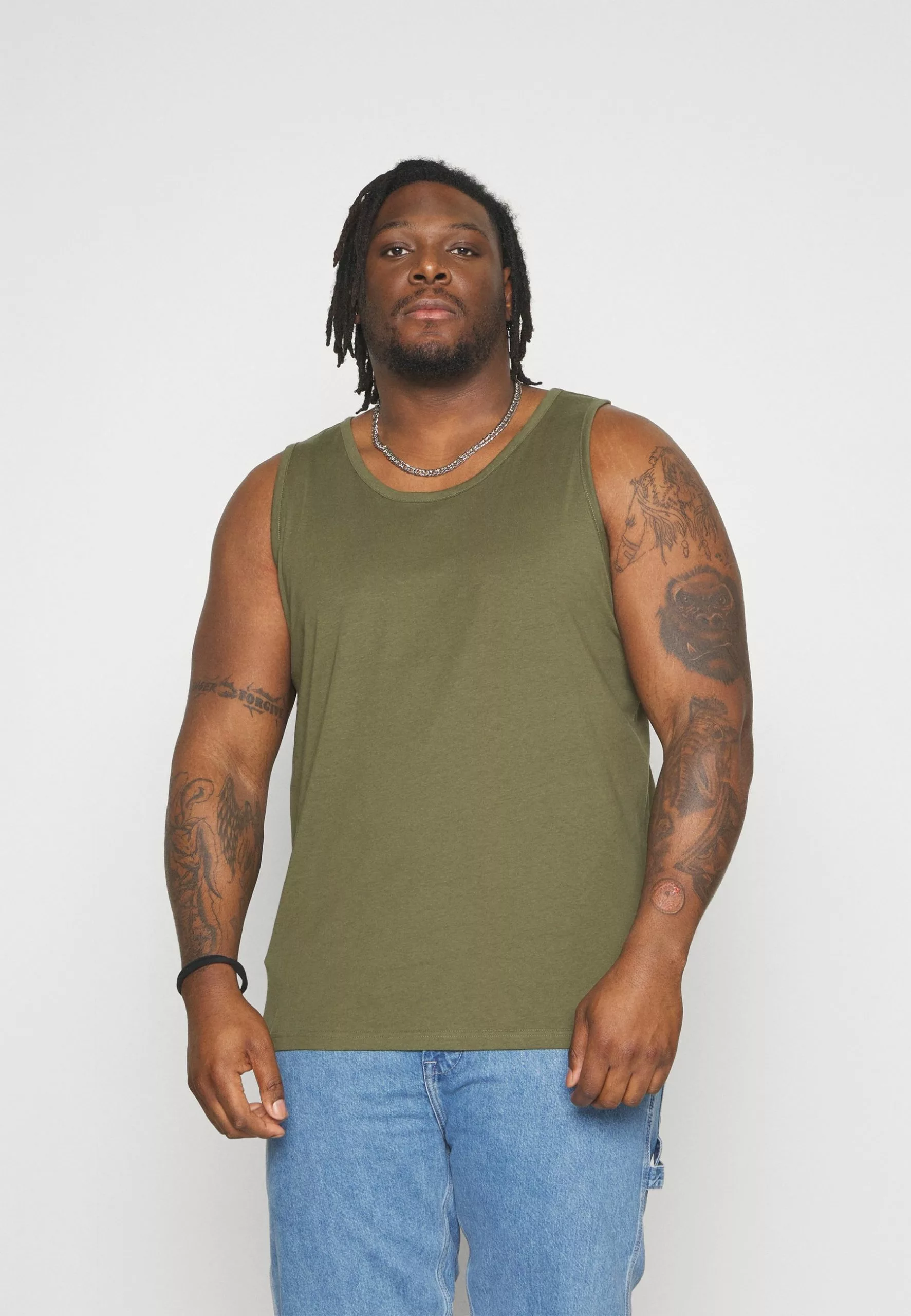 Pier One 3 Pack- Top - Black/Grey/Khaki 6 Pier One 3 Pack- Top - Black/Grey/Khaki - Image 6