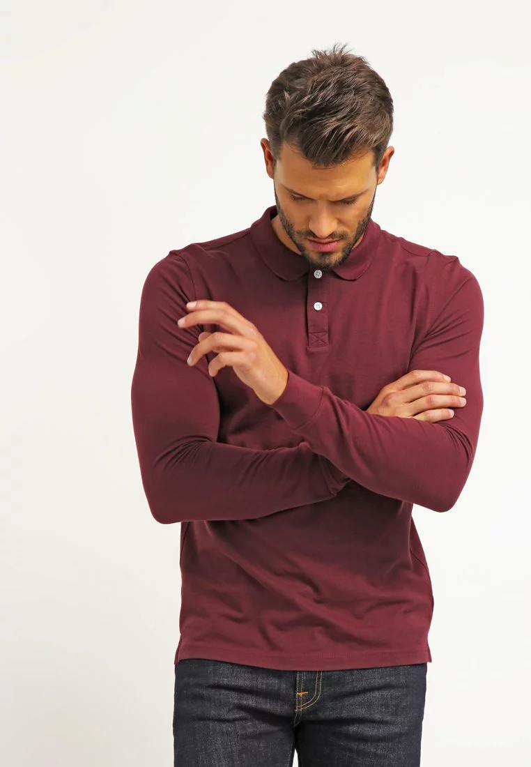 Pier One Polo Shirt - Bordeaux 1 Pier One Polo Shirt - Bordeaux