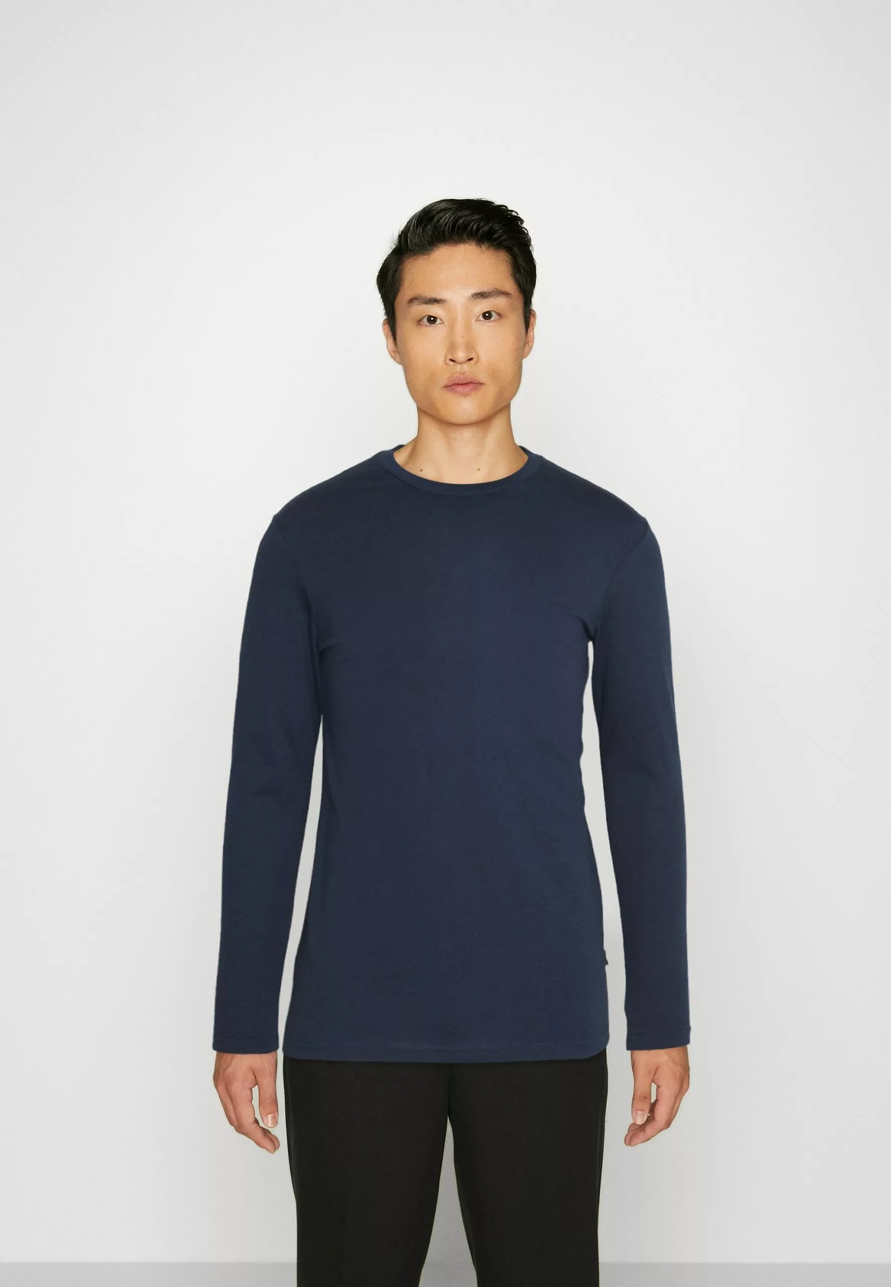 Pier One Long Sleeved Top - Light Green/Beige/Dark Blue 3 Pier One Long Sleeved Top - Light Green/Beige/Dark Blue - Image 3