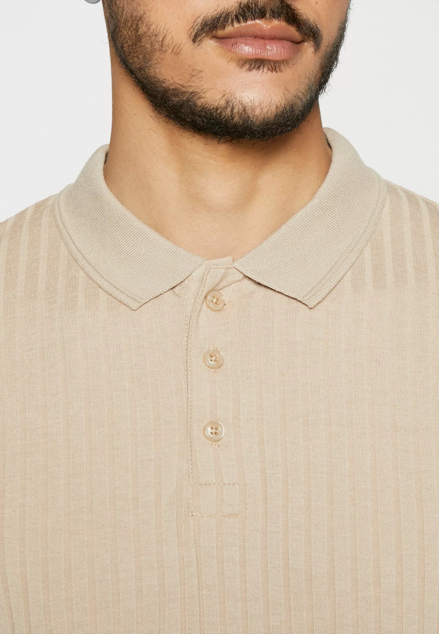 Pier One Polo Shirt - Beige 6 Pier One Polo Shirt - Beige - Image 6